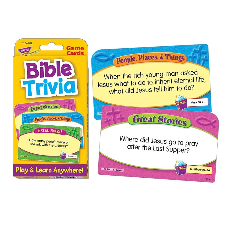 TREND enterprises, Inc. Bible Trivia Challenge Cards - Image 2